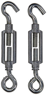 Mack 1008475 - 2 Spannösen + Haken M8 x 70 mm verzinkt | 10 Stück - afbeelding 2