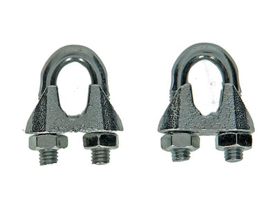 Mack 1008477 - 2 Stahldrahtklemmen 8mm verzinkt | 10 Stück