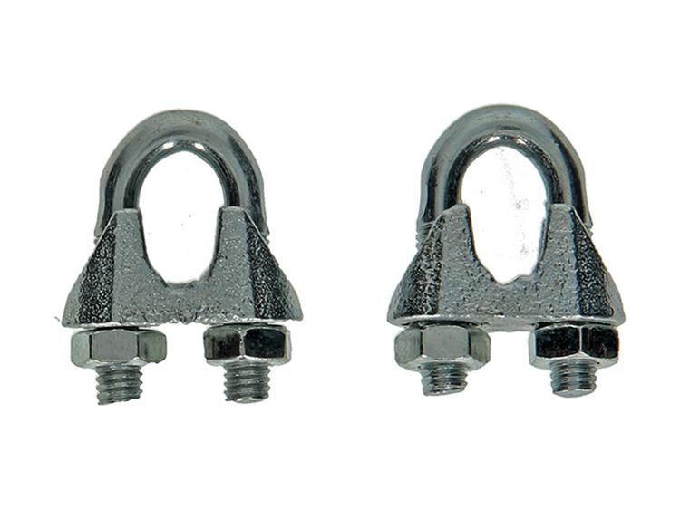 Mack 1008477 - 2 Stahldrahtklemmen 8mm verzinkt | 10 Stück