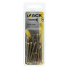 Mack 1017974 – Spanplattenschraube mit Kopf gelb beschichtet. 37 Stück 4,0 x 45 mm | 5 Stück