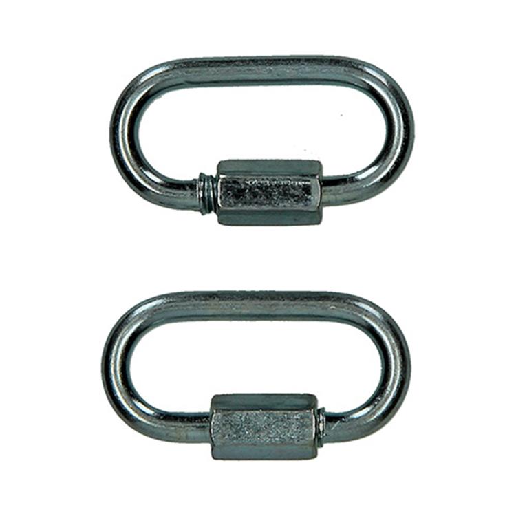 Mack 1008480 - 2 leere Glieder + Mutter 3,5 mm verzinkt | 10 Stück