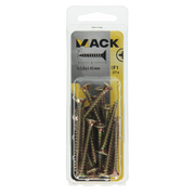 Mack 1017987 – Spanplattenschraube mit Kopf gelb beschichtet. 27 Stück 5,0 x 45 mm | 5 Stück - afbeelding 6