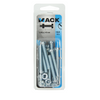 Mack 1018097 - Metallschraubzyl. Kopf + Mutter plattiert 16 Stück M6 x 40 mm | 5 Stück