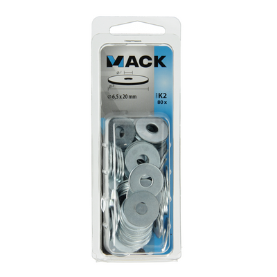 Mack 1018124 - Karosseriescheibe verzinkt80 Stück 6,5 x 20 mm | 5 Stück