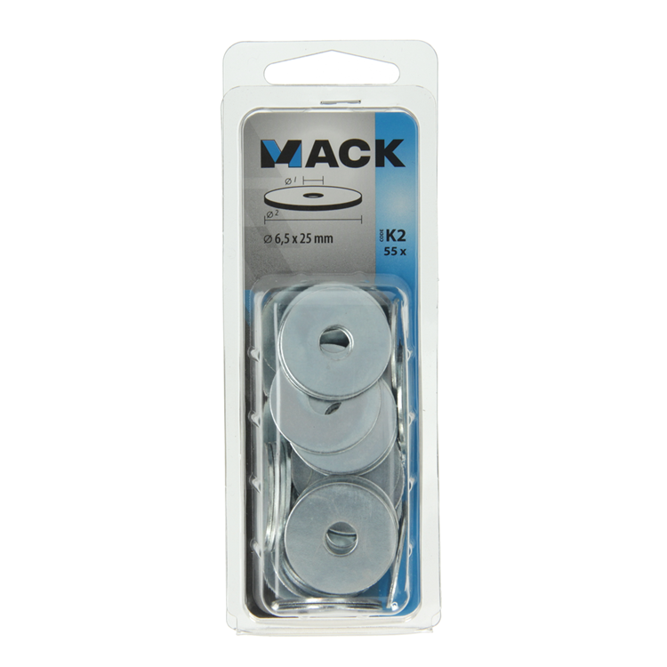 Mack 1018125 - Karosseriescheibe verzinkt55 Stück 6,5 x 25 mm | 5 Stück