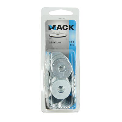 Mack 1018127 - Karosseriescheibe verzinkt55 Stück 8,4 x 25 mm | 5 Stück