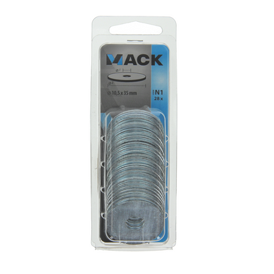 Mack 1018130 - Karosseriescheibe verzinkt28 Stück 10,5 x 35 mm | 5 Stück