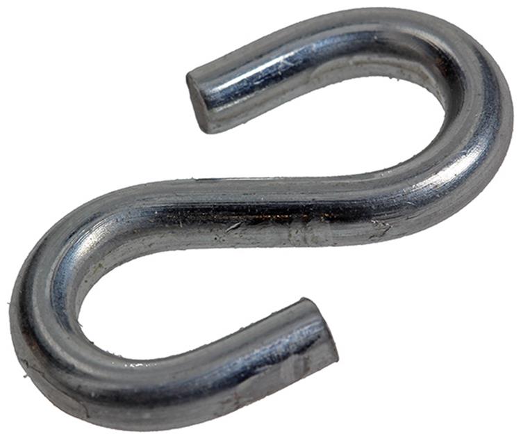 Mack 1008485 - 4 offene S-Haken 3,0x30mm verzinkt | 10 Stück