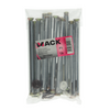 Mack 1018172 - Metallrahmendübel verzinkter Stahl 12 Stück 10 x 130 mm | 5 Stück