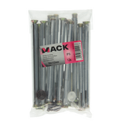 Mack 1018172 - Metallrahmendübel verzinkter Stahl 12 Stück 10 x 130 mm | 5 Stück - afbeelding 2