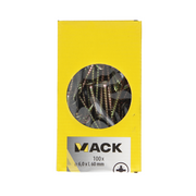 Mack 1020123 - Spanplattenschraube mit Kopf gelb mit 100 Stück 6,0 x 60 mm | 2 Stk - afbeelding 7