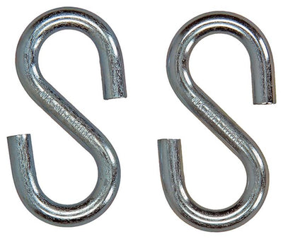 Mack 1008490 - 2 offene S-Haken 6,0 x 54 verzinkt | 10 Stück