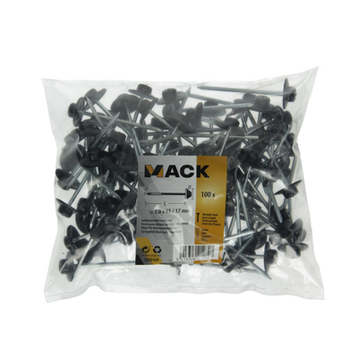 Mack 1020169 - Wellblechnagel 100 Stück 3,0x65 17mm | 5 Stück