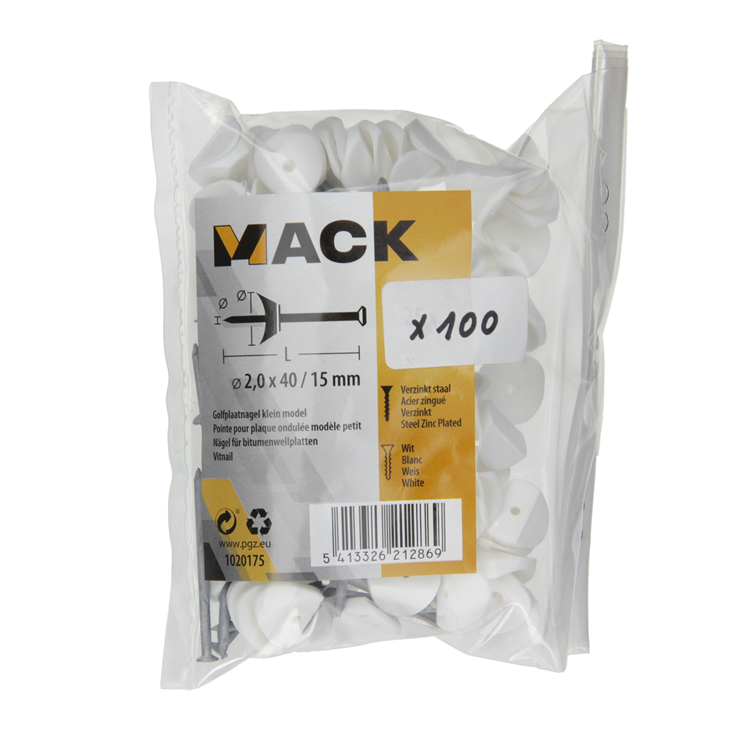 Mack 1020175 - Vitnail 100 Stück 2x40 mm | 5 Stück