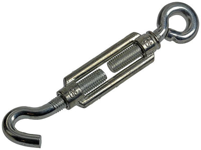 Mack 1008496 – 1 Spannöse + Haken M10 x 80 mm verzinkt | 10 Stück