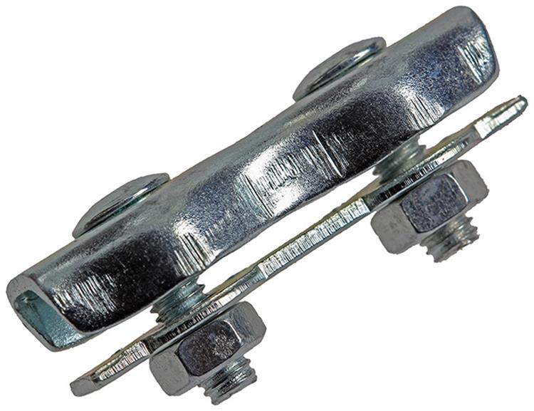 Mack 1008498 - 2 Stahldrahtklemmen 3mm Duplex verzinkt | 10 Stück