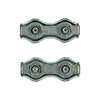 Mack 1008498 - 2 Stahldrahtklemmen 3mm Duplex verzinkt | 10 Stück