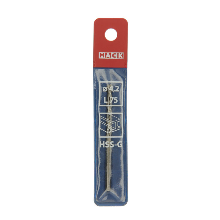 Mack 1018404 – Metallbohrer HSS G DIN 338 ø 4,2 x 75 mm | 5 Stück