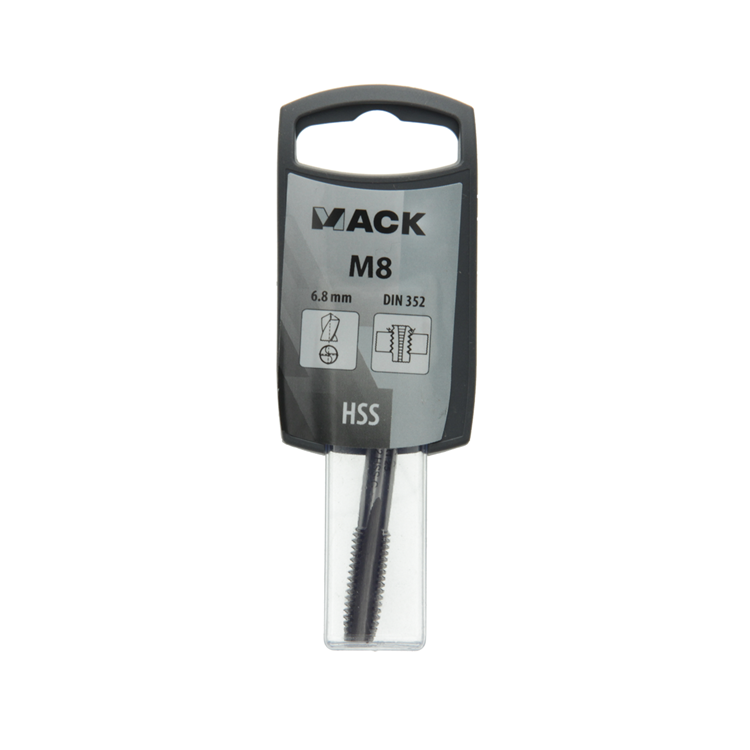 Mack 1018376 – Maschinengewindebohrer M8 | 3 Stück
