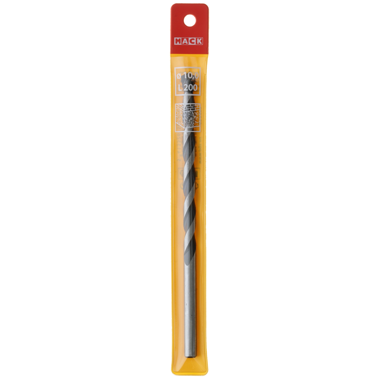 Mack 1018464 - Betonbohrer DIN 8039 ø 10,0 x 200 mm | 5 Stück