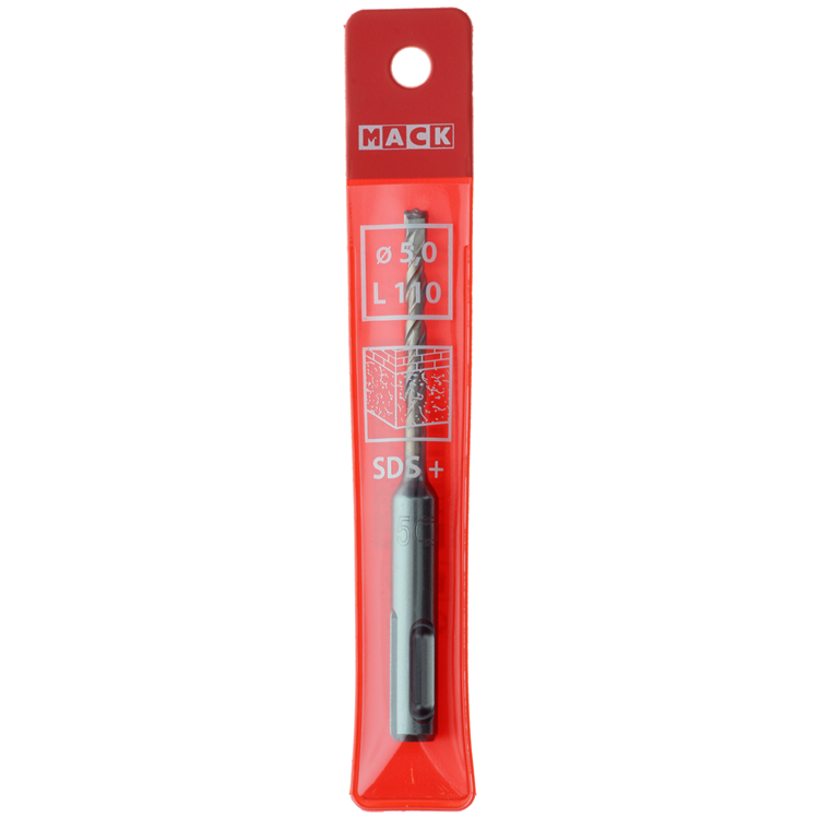 Mack 1018474 – Bohrhammer SDS+ ø 5,0 x 110 mm | 5 Stück