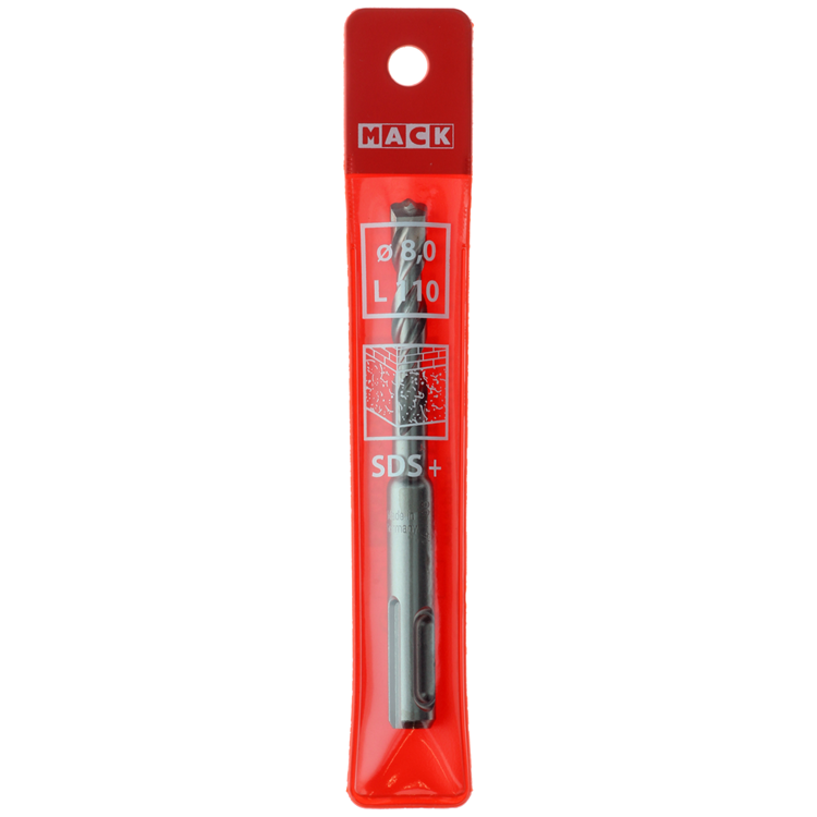 Mack 1018476 – Bohrhammer SDS+ ø 8,0 x 110 mm | 5 Stück