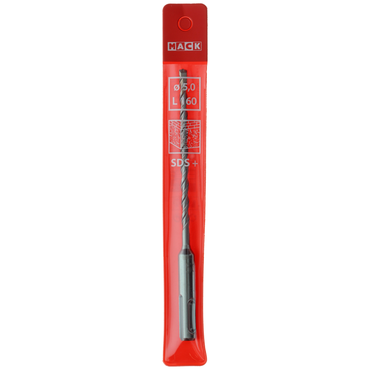 Mack 1018477 - Bohrhammer SDS+ ø 5,0 x 160 mm | 5 Stück