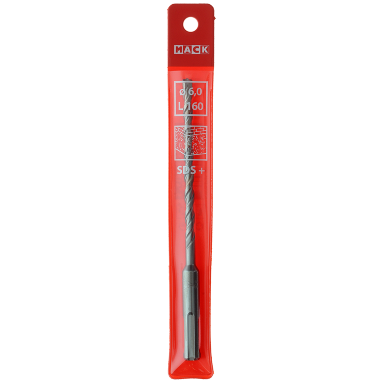 Mack 1018478 – Bohrhammer SDS+ ø 6,0 x 160 mm | 5 Stück