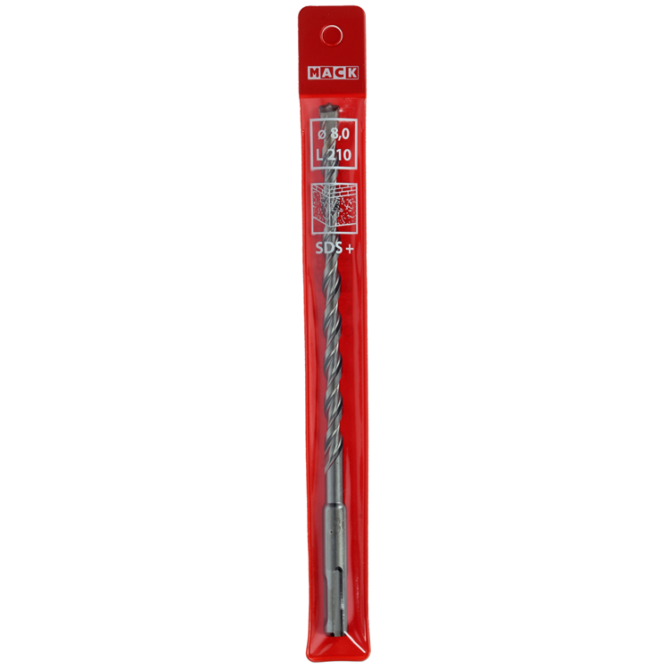 Mack 1018484 – Bohrhammer SDS+ ø 8,0 x 210 mm | 5 Stück