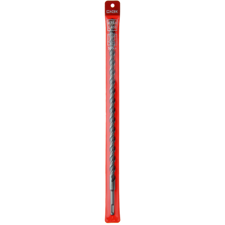 Mack 1018493 – SDS-Bohrhammer SDS + 16 x 450 mm | 5 Stück