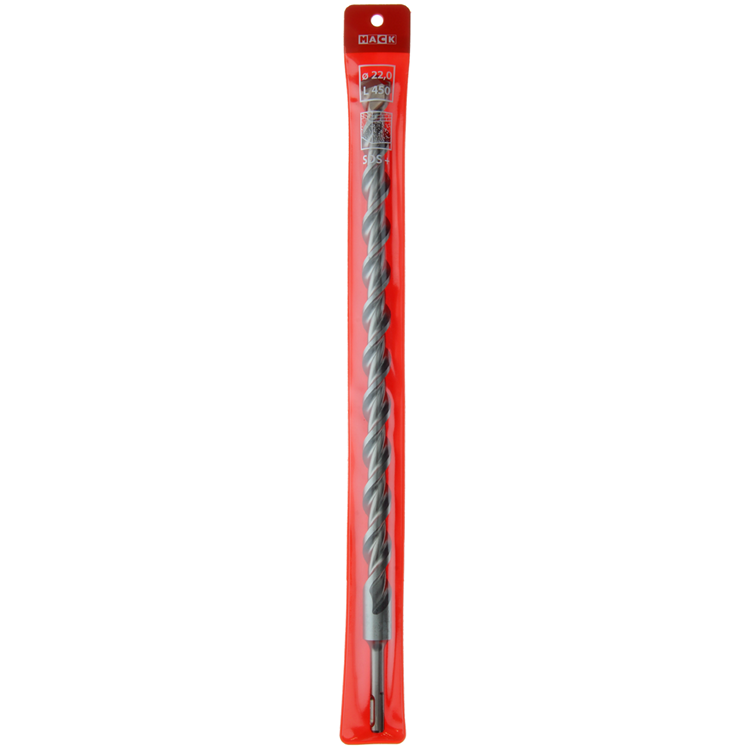 Mack 1018496 – SDS-Bohrhammer SDS + 22 x 450 mm | 5 Stück
