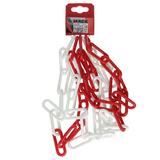 Mack 1005291 - Kunststoffkette rot weiß ø 6mm l 40mm 2m | 5 Stück - afbeelding 3
