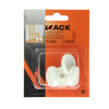 Mack 1047753 - Stuhlgleiter Nagel Kunststoff weiß ø 28 mm 4 Stück | 6 Stück