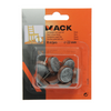 Mack 1047713 - Stuhlgleiter mit Nagelfilz braun ø 22 mm 8 Stück | 6 Stück