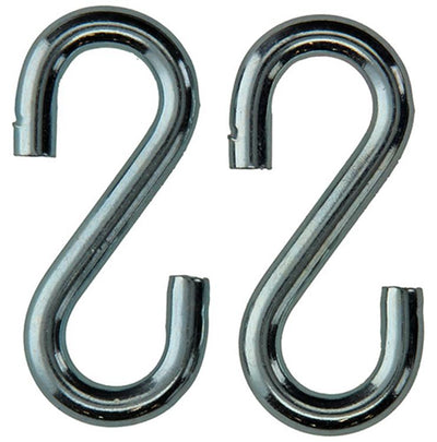 Mack 1008522 - 2 offene S-Haken 8,0 x 75 mm verzinkt | 10 Stück
