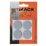 Mack 1047766 - Super-Gleitpastille selbstklebend grau ø 28 mm 4 Stück | 12 Stück - afbeelding 4