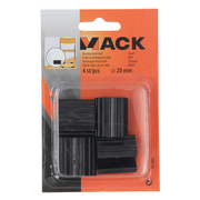 Mack 1047775 - Kunststoff-Rohrkappe schwarz ø 20 mm 4 Stück | 6 Stück - afbeelding 2