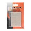 Mack 1047688 - Superfilz selbstklebend beige 25 x 25 mm 12 Stück | 12 Stück