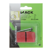 Mack 1047643 - Türanschlaggummi + Schraube rot 30 x 25 mm 2 Stück | 6 Stück