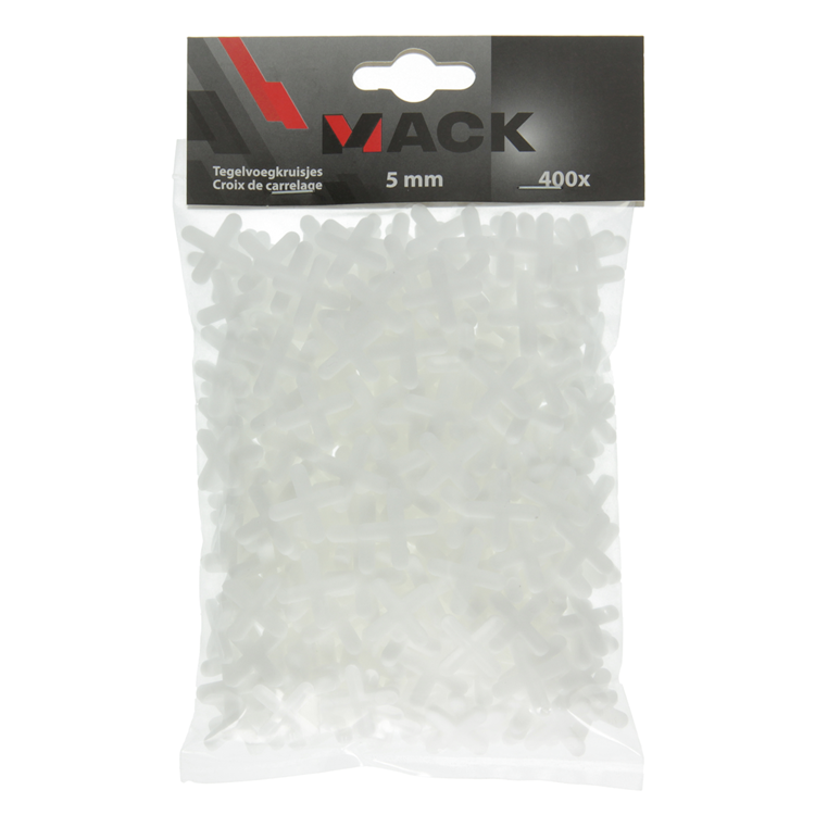Mack 1066057 – Fliesenfugenabstandshalter 5 mm 400 Stück | 5 Stück