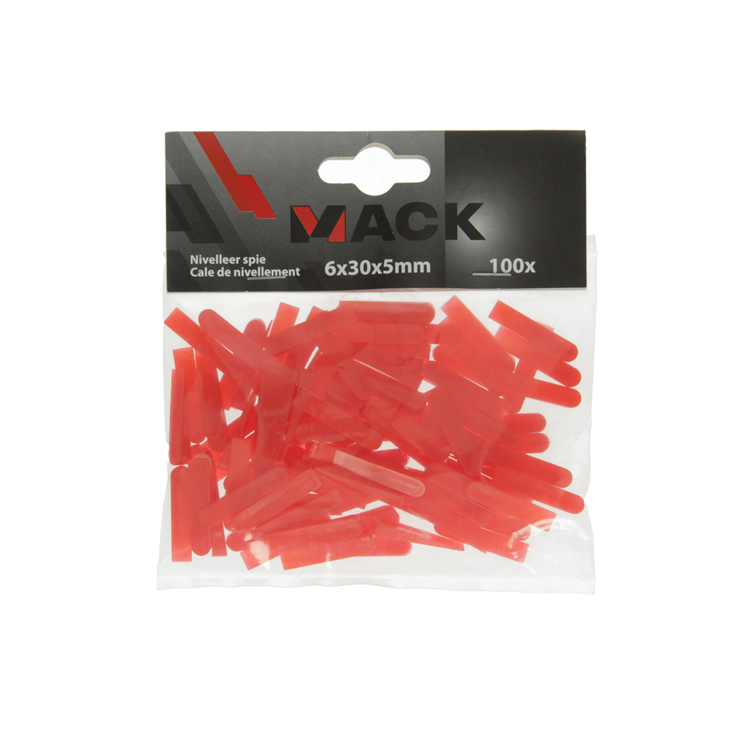 Mack 1066060 - Nivellierkeil 6x30x5mm 100Stk | 5 Stück