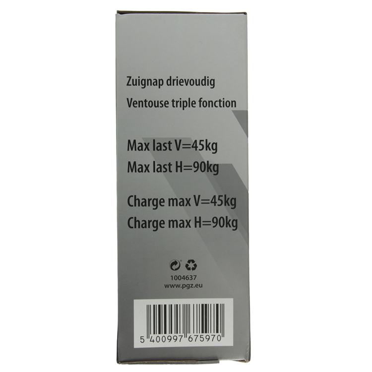 Mack 1004637 - Saugnapf 3x rot ø 12cm | 4 Stück