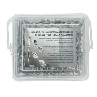 Mack 1004974 – Terrassenschraube SS410 200 Stück 5,0 x 50 mm | 6 Stück