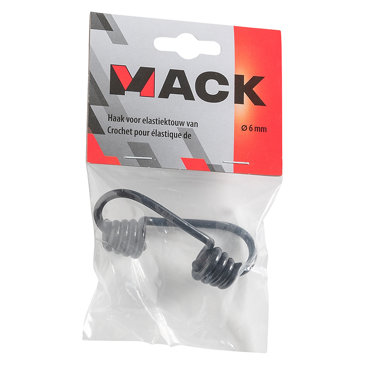 Mack 1006927 - 2 Haken für elastisches Seil 6mm | 5 Stück