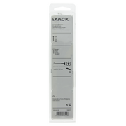Mack 1006977 - Spanplattenschraube mit Kopf gelb verzinkt 4 Stück 6 x 150 mm | 5 Stück - afbeelding 3