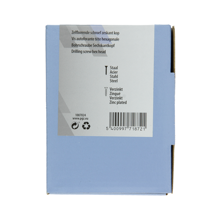 Mack 1007024 – selbstbohrende Sechskantschraube 100 100 Stück 5,5 x 32 mm | 3 Stück