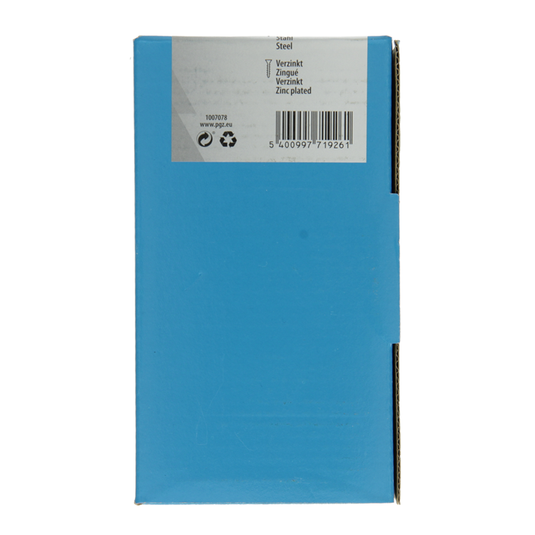 Mack 1007078 - Hahnschraube + Mutter verzinkt 100 Stück 8 x 30 mm | 2 Stk