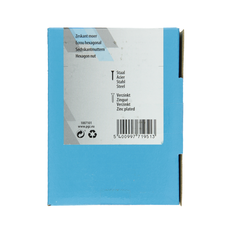Mack 1007101 - hexagon nuts 25 pcs m16 | 3 Stück