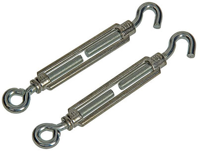 Mack 1008541 - 2 Spannösen + Haken M8 x 110 mm verzinkt | 10 Stück