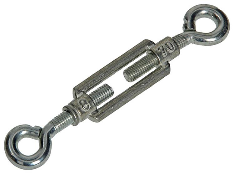 Mack 1008542 – 2 Spanner 2 Ösen M8 x 70 mm verzinkt | 10 Stück